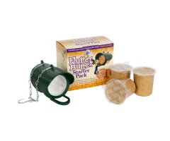 STARTER PACK: COMEDERO FLUTTER BUTTER FBF-2 + 3 BOTES 140G ECOREFILLS