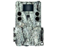 CÁMARA DE TRAMPEO FOTOGRÁFICO BUSHNELL CORE S 4K 30 MP NO GLOW DE CAMUFLAJE CON FLASH DE LUZ INFRARROJA INVISIBLE DE LEDS NEGROS