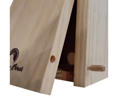 CAJA NIDO DE MADERA RESIDUO 0 PARA PÁJAROS PARA CLAVAR 4
