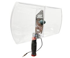 MICRÓFONO DODOTRONIC CON PARÁBOLA HI-SOUND STEREO COMPACT CON CONEXIÓN MINI JACK COMPATIBLE CON CÁMARA