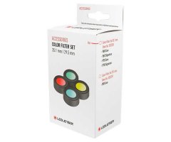 LEDLENSER JUEGO DE 4 FILTROS DE COLORES PARA P6R, P7R CORE Y SIGNATURE                                                                                