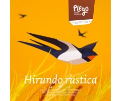 PLEGOPAPER- FIGURA RECORTABLE DE GOLONDRINA  (ORENETA COMÚ)