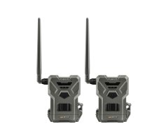 TWIN PACK CÁMARA DE TRAMPEO SPYPOINT FLEX M 28 MP CON LED NEGROS DE LUZ INFRARROJA INVISIBLE Y TRANSMISIÓN DE FOTO Y VÍDEO VÍA 4G 