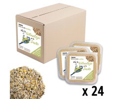 DIF-S24 CAJA CON 24 UNIDADES DEL PASTEL DE SEBO CON MEZCLA DE SEMILLAS