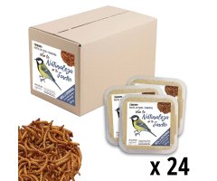 DIF-IN24 CAJA CON 24 UNIDADES DEL PASTEL DE SEBO CON INSECTOS