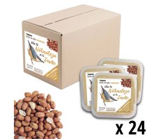 DIF-P24 CAJA CON 24 UNIDADES DEL PASTEL DE SEBO CON TROZOS DE CACAHUETE