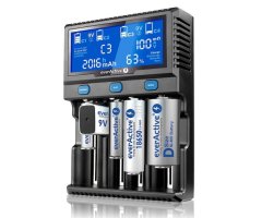 CARGADOR EVERACTIVE UC4200 PARA 4 BATERÍAS RECARGABLES

