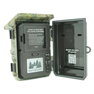 NATURESPY HELARCTOS CÁMARA DE TRAMPEO SOLAR CON LED NEGROS DE LUZ INFRARROJA INVISIBLE TIPO LOW GLOW, WIFI LOCAL Y TRANSMISIÓN DE FOTO Y VÍDEO VÍA 4G_1
