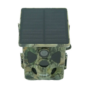 NATURESPY HELARCTOS CÁMARA DE TRAMPEO SOLAR CON LED NEGROS DE LUZ INFRARROJA INVISIBLE TIPO LOW GLOW, WIFI LOCAL Y TRANSMISIÓN DE FOTO Y VÍDEO VÍA 4G 3