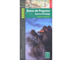 MAPA ALPINA 1:25.000. RASOS DE PEGUERA SERRA D\'ENSIJA (MAPA I GUIA)