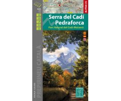 MAPA ALPINA 1:25.000. SERRA DEL CADÍ PEDRAFORCA PARC NATURAL DEL CADÍ MOIXERÓ                                                                         