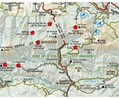 MAPA ALPINA 1:25.000. MOIXERÓ LA TOSA. PARC NATURAL DEL CADÍ-MOIXERÓ (MAPA) 2