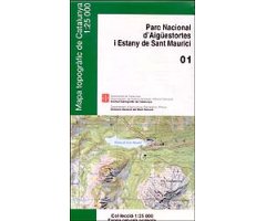 MAPA TOPOGRÀFIC DE CATALUNYA. PARC NACIONAL D'AIGÜESTORTES I ESTANY DE SANT MAURICI. MAPA TOPOGRÀFIC DE CATALUNYA