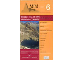 MAPAS PIRINEO. BENASQUE, VALL DE BENÁS, PARQUE POSETS, MALADETA, ANETO, BALLIBIERNA, POSETS