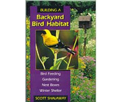 BUILDING A BACKYARD BIRD HABITAT. BIRD FEEDING, GARDENING, NEST BOXES, WINTER SHELTER                                                                 