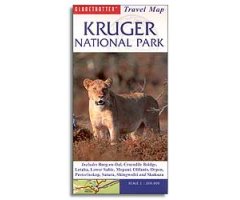 KRUGER NATIONAL PARK. GLOBETROTTER TRAVEL MAP