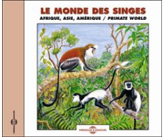 CD LE MONDE DES SINGES AFRIQUE, ASIE, AMÉRIQUE/ PRIMATE WORLD                                                                                         