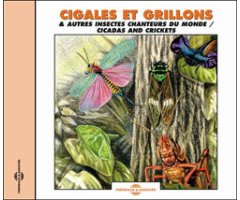 CD CIGALES ET GRILLONS & AUTRES INSECTES CHANTEURS DU MONDE/CICADAS AND CRICKETS                                                                  