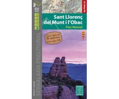 MAPA ALPINA 1:25.000. SANT LLORENÇ DE MUNT I L\'OBAC PARC NATURAL (MAPA I GUIA)