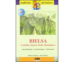 CUADERNOS PIRENAICOS. BIELSA, COTIELLA, SUELZA, PEÑA MONTAÑESA. ASCENSIONES, EXCURSIONES, TRAVESÍAS. CONTIENE MAPA 1: 35.000                          