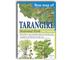 NEW MAP OF TARANGIRE NATIONAL PARK. WET SEASON