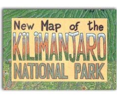 NEW MAP OF THE KILIMANJARO NATIONAL PARK