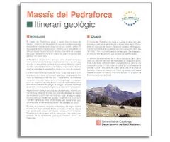 MASSÍS DEL PEDRAFORCA. ITINERARI GEOLÒGIC.