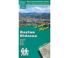 MAPA ALPINA 1:40.000. BAZTÁN BIDASOA (MAPA Y GUÍA)