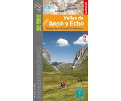 MAPA ALPINA 1:25.000. . VALLES DE ANSÓ Y ECHO (MAPA Y GUÍA)  