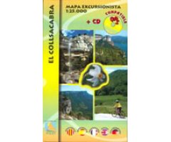 MAPA PIOLET 1:25.000. EL  COLLSACABRA. MAPA EXCURCIONISTA + CD
