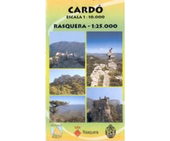 MAPA PIOLET 1:25.000. CARDÓ. RASQUERA