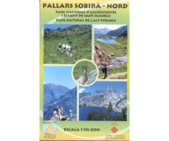 MAPA PIOLET 1:50.000. PALLARS SOBIRÀ-NORD. PARC NACIONAL D'AIGÜESTORTES I ESTANY DE SANT MAURICI. PARC NATURAL DE L'ALT PIRINEU