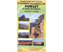 MAPA PIOLET 1:15.000. PARATGE NATURAL D'INTERÈS NACIONAL DE POBLET. EL BOSC DE POBLET