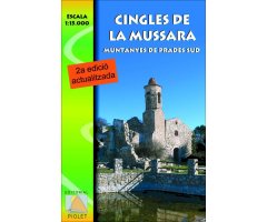MAPA PIOLET 1:15.000. CINGLES DE LA MUSSARA. MUNTANYES DE PRADES SUD