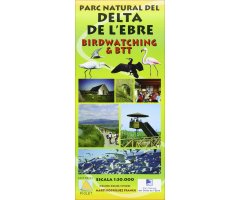 MAPA PIOLET 1:30.000. PARC NATURAL DEL DELTA DE L'EBRE. BIRDWATCHING AND BTT
