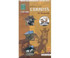 MAPA ALPINA 1:25.000. RUTA DE L\'ERMITÀ ALT BERGUEDÀ (MAPA I GUIA)                       