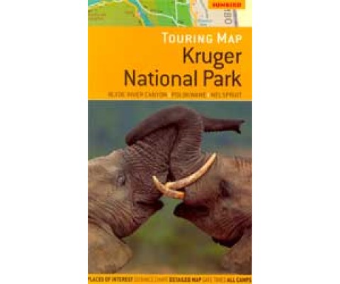 TOURING MAP KRUGER NATIONAL PARK BLYDE RIVER CANYON, POLOKWANE, NELSPRUIT