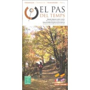 MAPA ALPINA 1:60.000. EL PAS DEL TEMPS. RUTA PER DESPERTAR CAMINS I SENTITS (MAPA I GUIA)