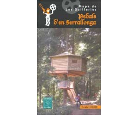 PEDALS D'EN SERRALLONGA. MAPA DE LES GUILLERIES
