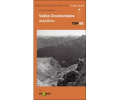 MAPA EXCURSIONISTA TOP 25. PIRINEO ARAGONÉS VALLES OCCIDENTALES ANSÓ- ECHO 2