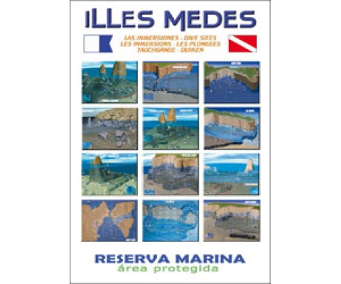 ILLES MEDES LAS INMERSIONES RESERVA MARINA ÁREA PROTEGIDA  - DIVE SITES - LES INMERSIONS - LES PLONGEES - TAUCHGÄNGE - DUIKEN