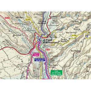 MAPA PIOLET 1:40.000. CAMINS DE L'ALT CAMP 3
