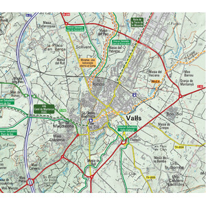 MAPA PIOLET 1:40.000. CAMINS DE L'ALT CAMP 4