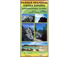 MAPA PIOLET 1:25.000. PARQUE REGIONAL SIERRA DE ESPUÑA.  BARRANCOS DE GEBAS. LA MUELA 2