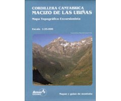 CORDILLERA CANTABRICA. MACIZO DE LAS UBIÑAS. MAPA TOPOGRAFICO EXCURSIONISTA                                                                           