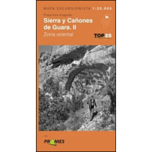 MAPA EXCURSIONISTA SIERRA Y CAÑONES DE GUARA II. ZONA ORIENTAL