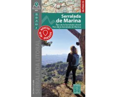 MAPA ALPINA 1:25.000. SERRALADA DE MARINA. PARC DE LA SERRALADA LITORAL. PARC DE LA SERRALADA DE MARINA