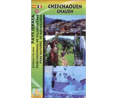 MAPA PIOLET 1:75.000  PAYS JEBALA. CHEFCHAOUEN-CHAUEN