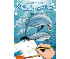 DIBUJO Y PINTO ANIMALES MARINOS