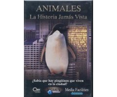 DVD ANIMALES.  LA HISTORIA JAMAS VISTA. ¿SABÍA QUE HAY PINGÜINOS QUE VIVEN EN LA CIUDAD?